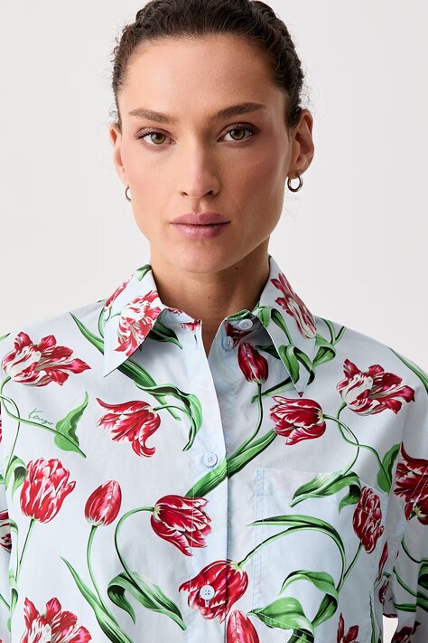 Kenzo сорочка жіноча бавовняна — фото 4