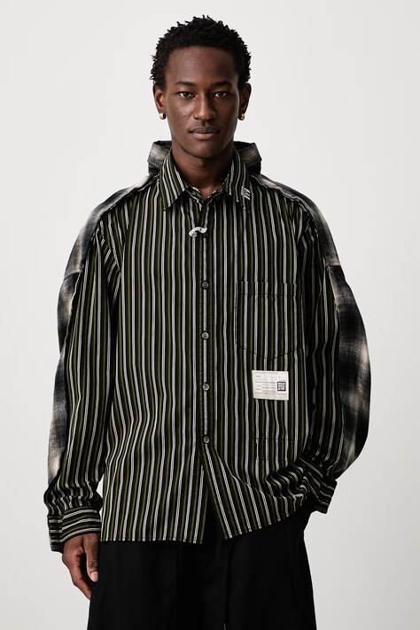 Maison MIHARA YASUHIRO Shirt cotton black A17SH083