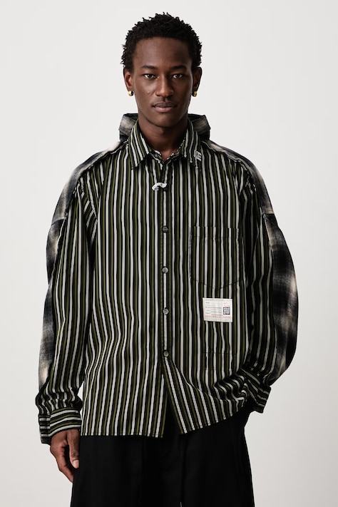 Maison MIHARA YASUHIRO Shirt cotton black A17SH083