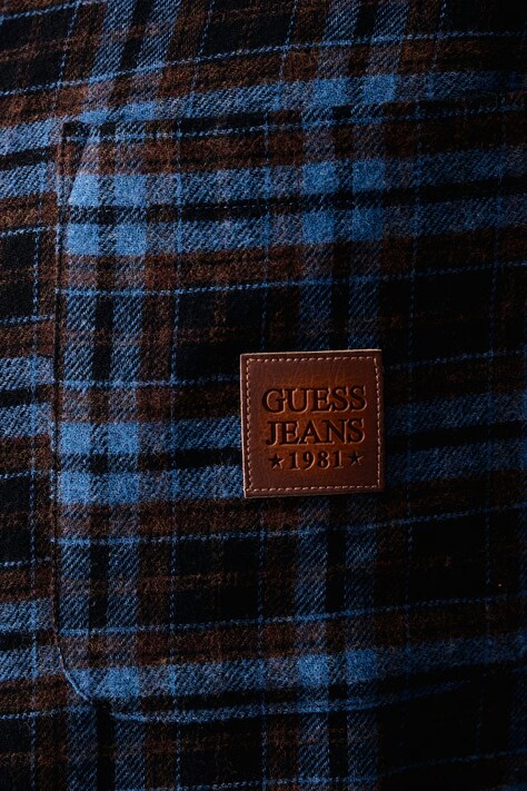 Guess Jeans сорочка чоловіча бавовняна — фото 5