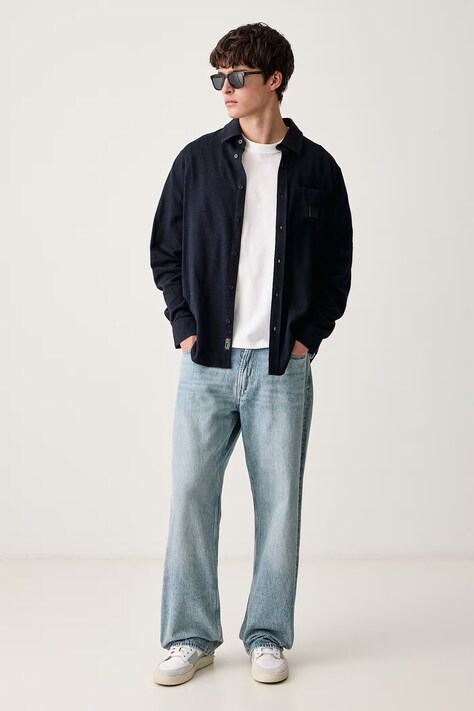 Guess Jeans сорочка чоловіча бавовняна — фото 2