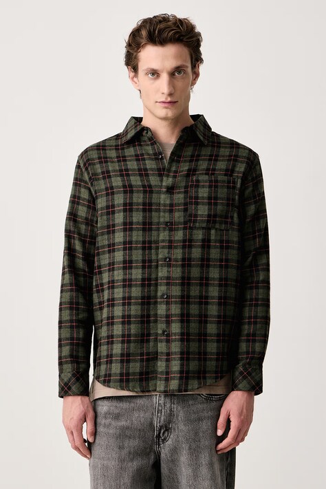 Hurley Koszula męska Axe zielona w kratkę MVSEU00002