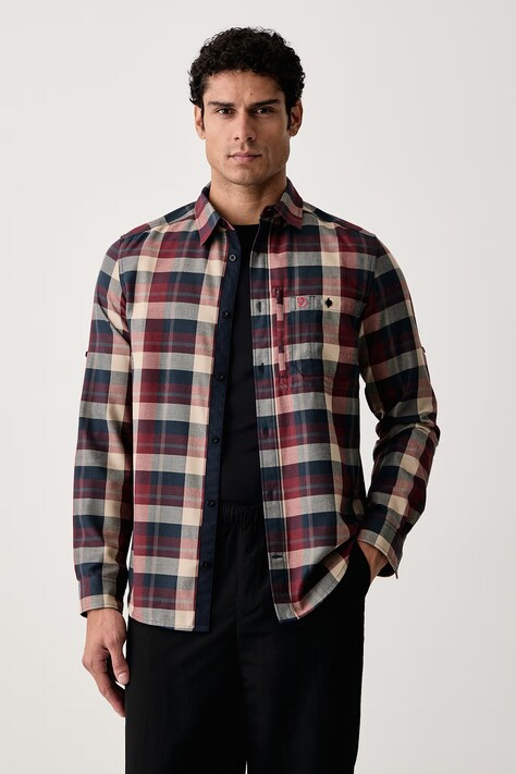 Fjallraven Koszula męska Fjällglim granatowa w kratkę F12600356-555-352