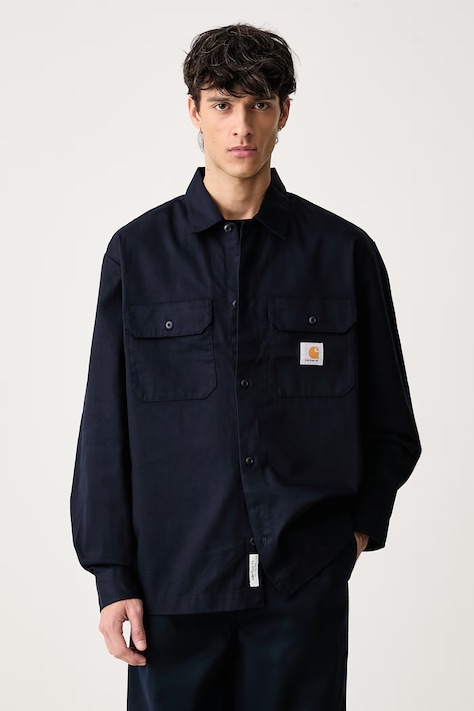 Carhartt WIP Craft Shirt koszula męska granatowa gładka I033814