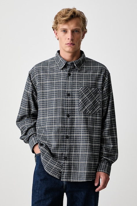 Carhartt WIP Todrick Shirt koszula bawełniana męska granatowa w kratkę I037134