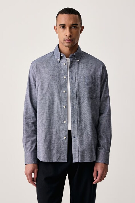 Barbour Koszula męska bawełniana Nevis granatowa MSH5824