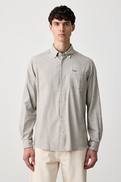 Barbour Srajca moška bombažna Turner zelena pepita vzorec MSH5367