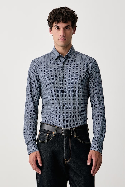 BOSS Košeľa pánska P-ROAN-K-F-263 modrá 50571505