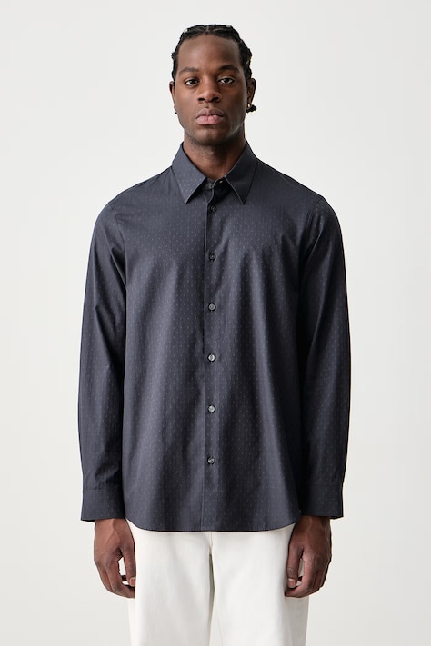 Armani Exchange Koszula męska bawełniana granatowa monogram XM003384 AF28566