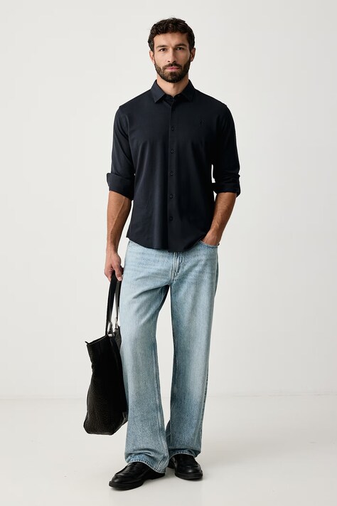 Trussardi сорочка чоловіча бавовняна — фото 2