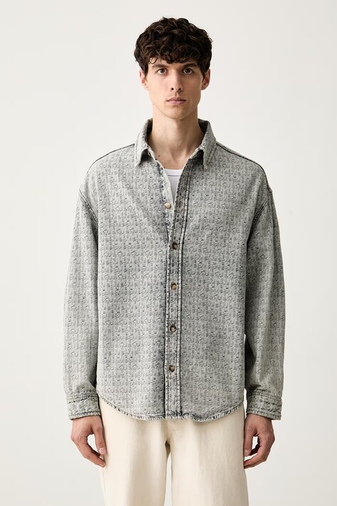 Emporio Armani koszula męska jeansowa niebieska EM006497 AF27500
