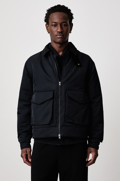 Fred Perry Koszula męska bawełniana granatowa gładka M1701