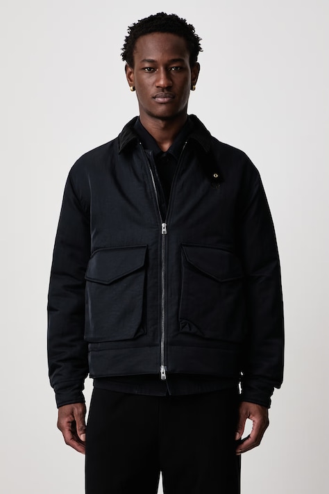 Fred Perry Koszula męska bawełniana granatowa gładka M1701
