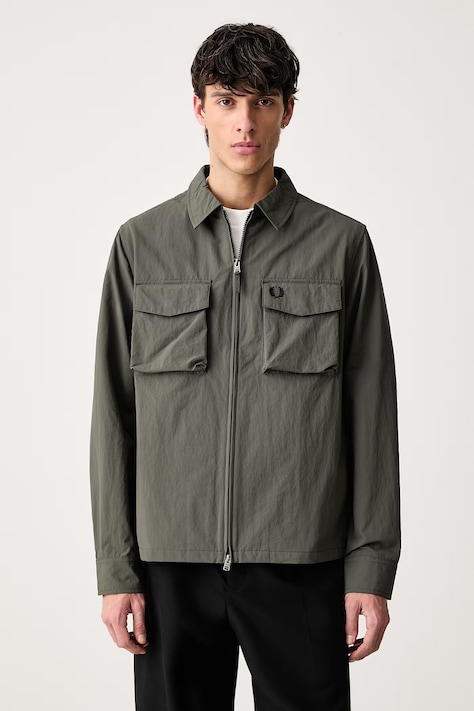 Fred Perry Kurtka koszulowa męska zielona M2402