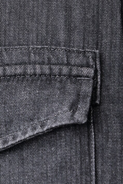 Levi's Koszula męska jeansowa WALLER RELAX szara z efektem sprania 0086H