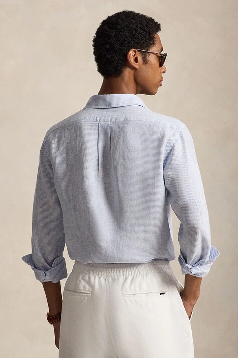 Polo Ralph Lauren сорочка чоловіча лляна — фото 2