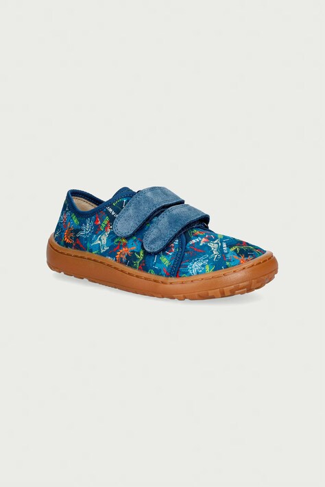 Froddo Παντόφλες Παιδικές BAREFOOT CANVAS μπλε G1700440