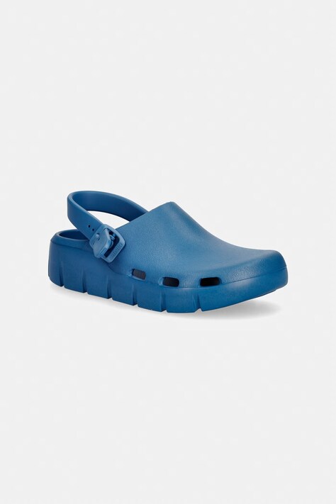 Birkenstock klapki mules dziecięce Birki-Flow niebieskie 1031324