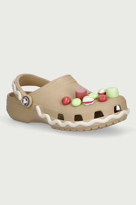 Crocs Klapki mules damskie Classic Ginger Bread beżowe 214018