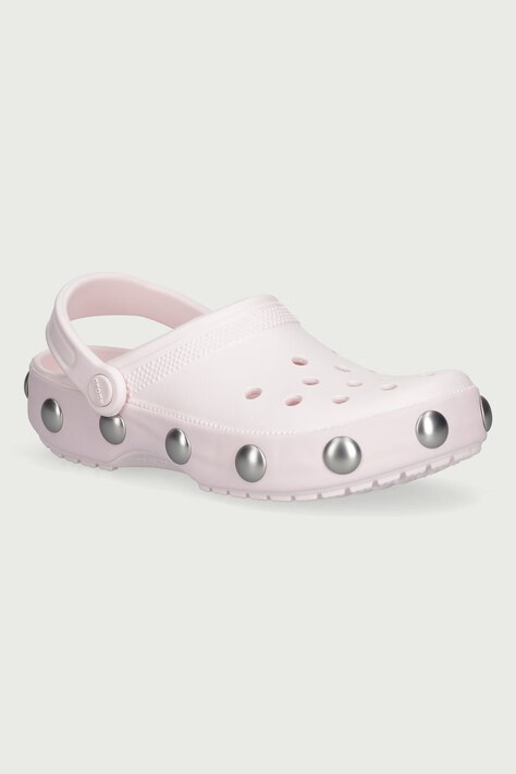 Crocs Classic Big Studded Clog klapki damskie różowe 214236