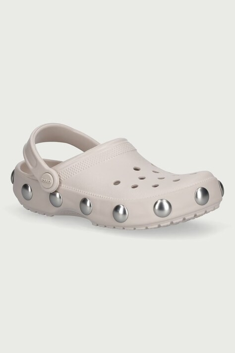 Crocs Classic Big Studded Clog klapki damskie beżowe 214236