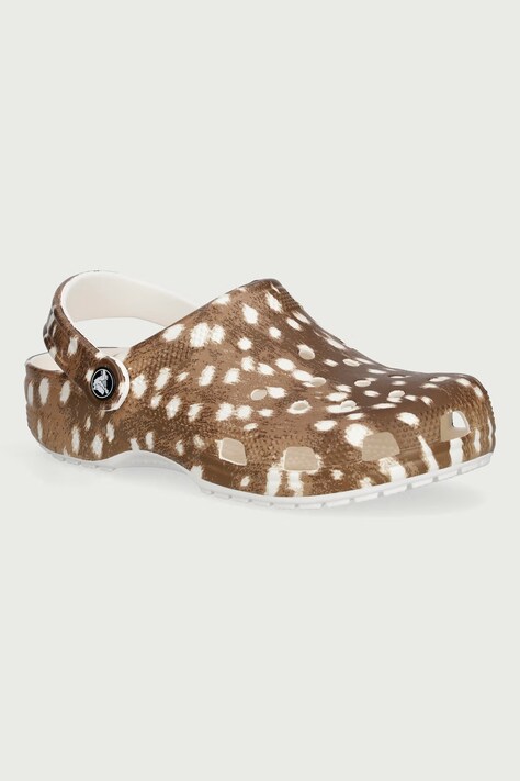 Crocs Classic Pop Animal Clog klapki damskie brązowe 214153