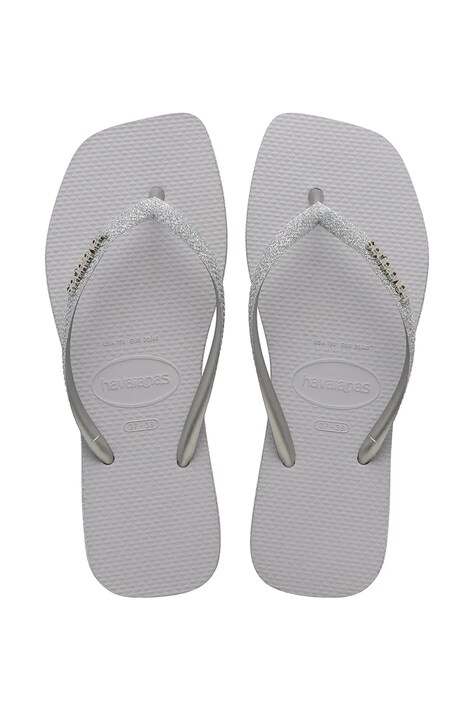 Havaianas Japonki damskie SLIM SQUARE SPARKLE szare 4150248.3498