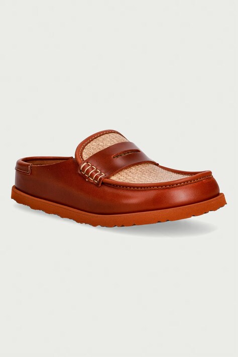 Birkenstock 1774 Naples Wrapped Raffia klapki damskie brązowe 1032427