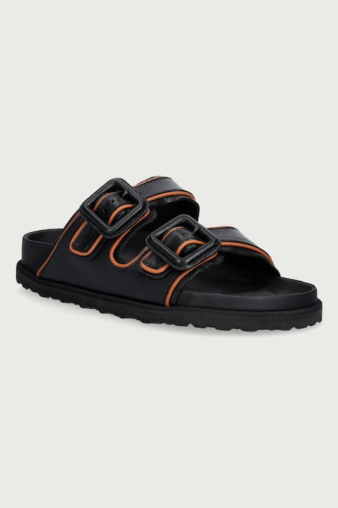 Birkenstock 1774 Arizona LEA klapki damskie skórzane czarne 1032343