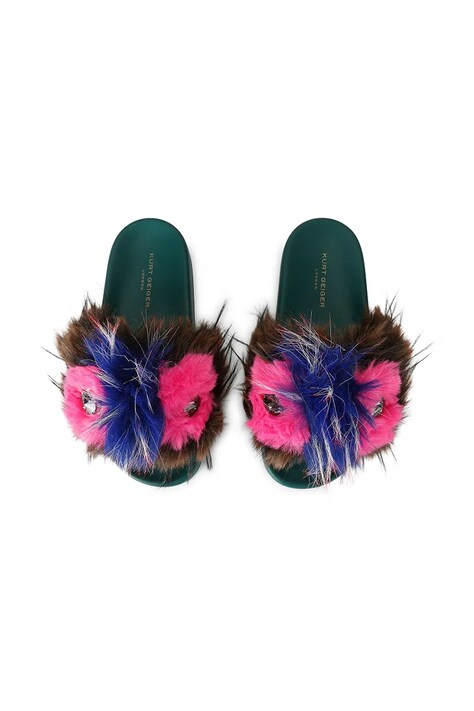 Kurt Geiger London Klapki damskie Meena Mascot multicolor 6142375069