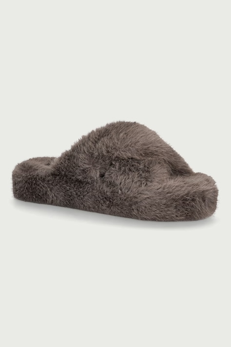 Scholl Natikače za žene FLUFFY CROSS smeđe F013954015