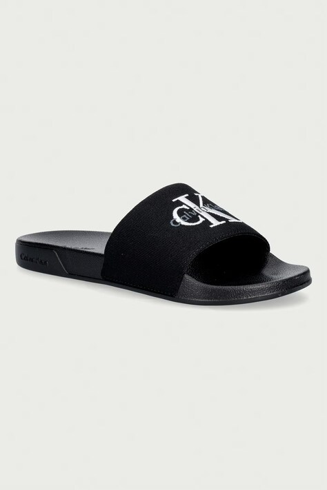 Calvin Klein Σαγιονάρες Γυναικεία ESS SLIDE CV WN μαύρες HW0HW02958