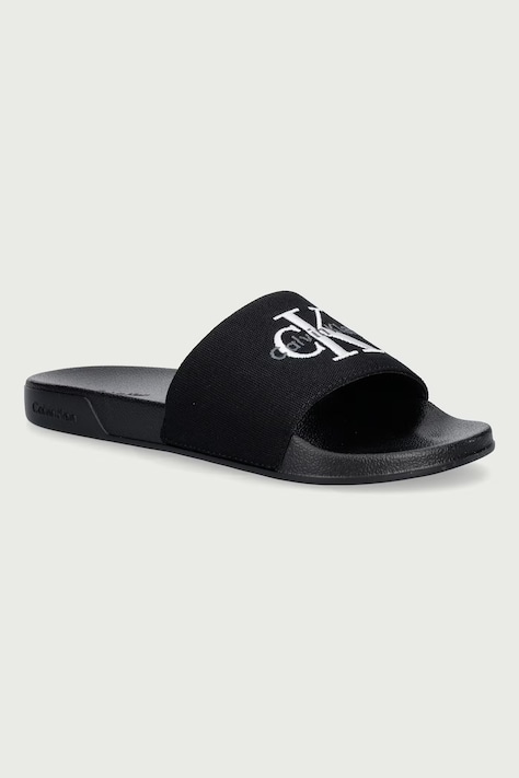 Calvin Klein Klapki damskie ESS SLIDE CV WN czarne HW0HW02958