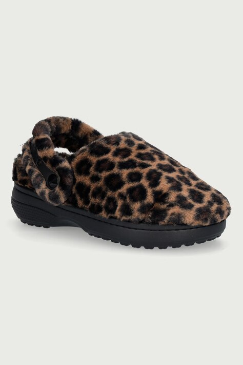 Crocs Klapki damskie Classic Unfurgetabble Animal Clog brązowe 212002