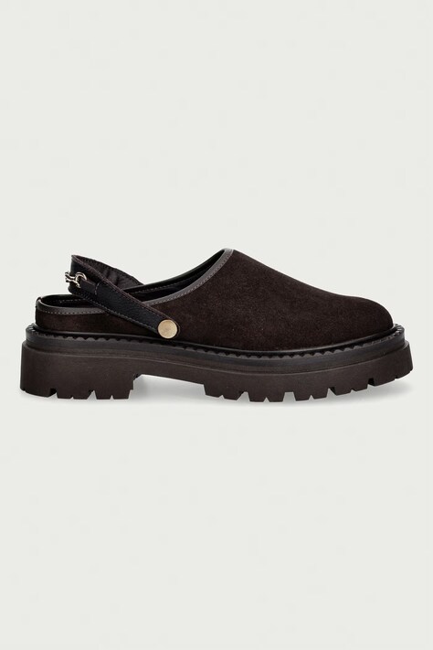 Steve Madden шльопанці жіночі замшеві Karina — AW26-KLDZP1, коричневий — фото 2