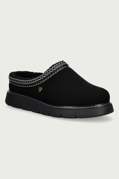 Skechers Kapcie damskie KEEPSAKES LITE - COZY FEST czarne 114769.