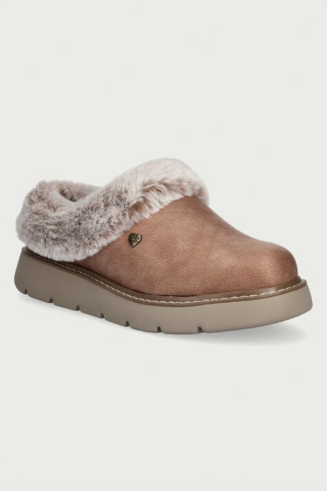 Skechers Kapcie damskie KEEPSAKES LITE - COZY BLEND brązowe 114762