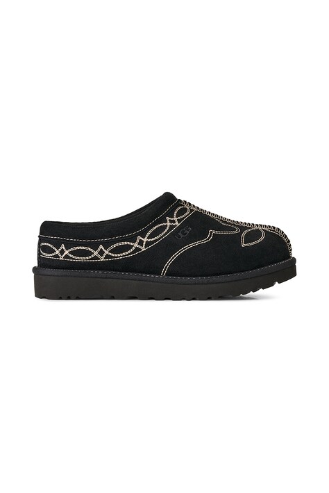 UGG Παντόφλες Γυναικείες σουέτ W Tasman Western μαύρες 1182251.BLK