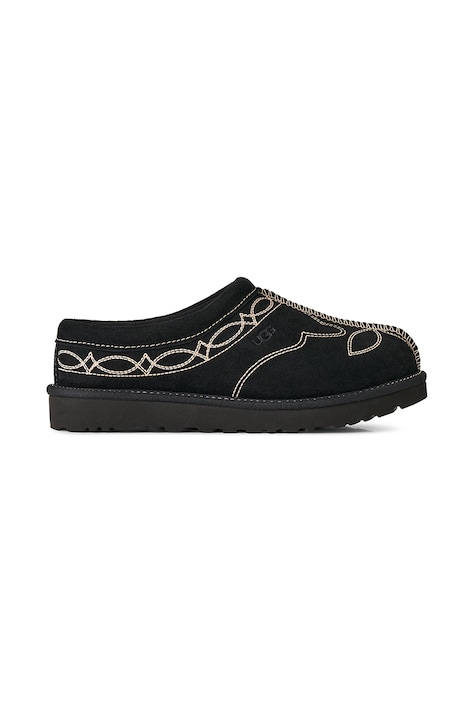 UGG Παντόφλες Γυναικείες σουέτ W Tasman Western μαύρες 1182251.BLK