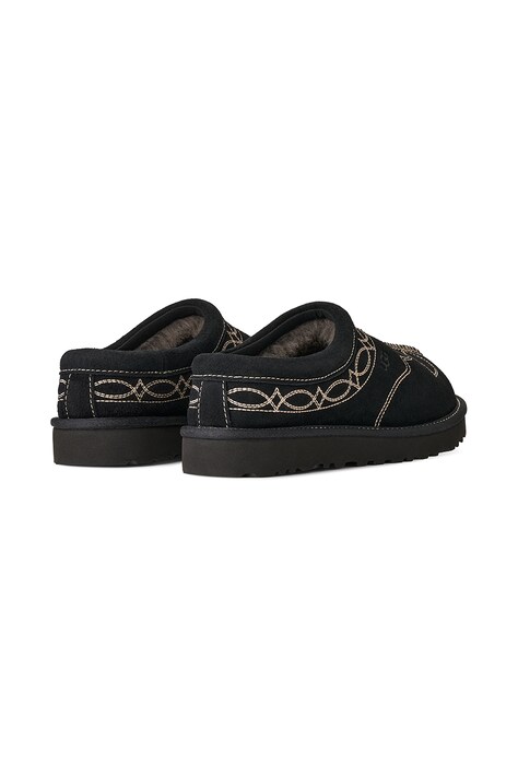 UGG Παντόφλες Γυναικείες σουέτ W Tasman Western μαύρες 1182251.BLK