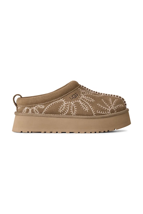 UGG Papuče dámske semišové W Tazz Botanic hnedé 1180373.LBNZ