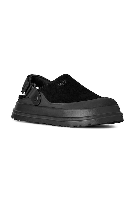 UGG Klapki damskie W Goldenglow Suede Clog czarne 1180256.BLK