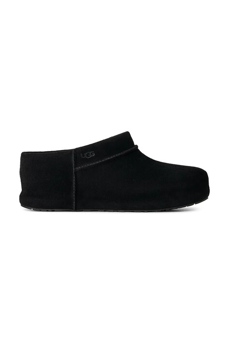 UGG Šľapky dámske semišové W Enwrap Clog čierne 1180254.BLK