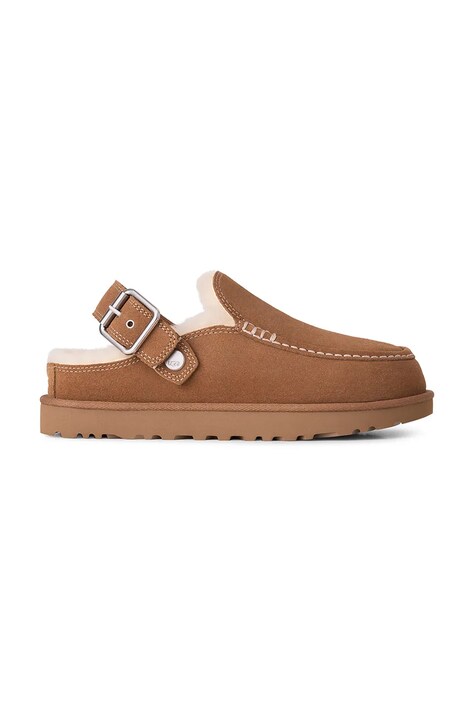 UGG Σαγιονάρες Γυναικείες σουέτ W Goldenstar Evelina Clog καφέ 1180251.CHE