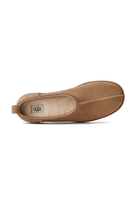 UGG Papuci de casă pentru femei din piele întoarsă W Tasman Deconstructed maro 1177490.CHE