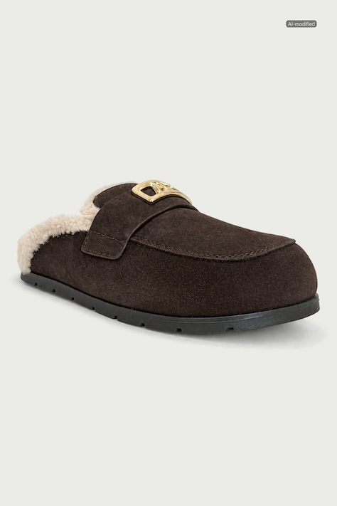 Armani Exchange Шльопанці жіночі замшеві коричневі XW003096 AF27450 M6444