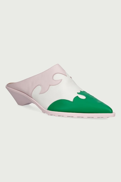 Camper Șlapi mocasini pentru femei din piele Anita roz K201957-002