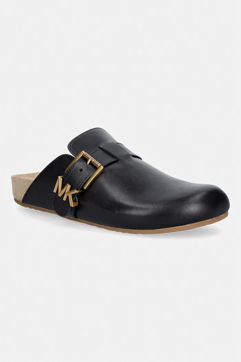 MICHAEL Michael Kors natikači ženski usnjeni Greer Mule črni 40T6GRFP1L.001