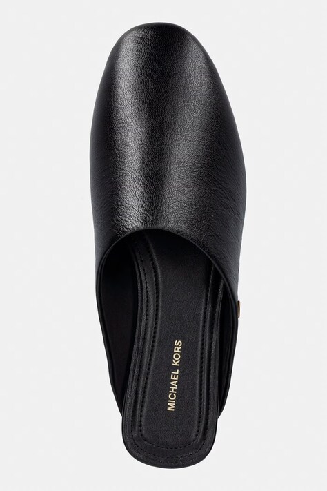 MICHAEL Michael Kors шльопанці мюлі жіночі шкіряні Cady Mule — AW26-KLDZUH, чорний — фото 4