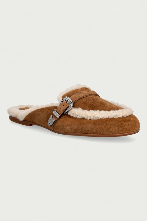 Posa σαγιονάρες mules Γυναικεία σουέτ Aspen Mule καφέ PW231.215